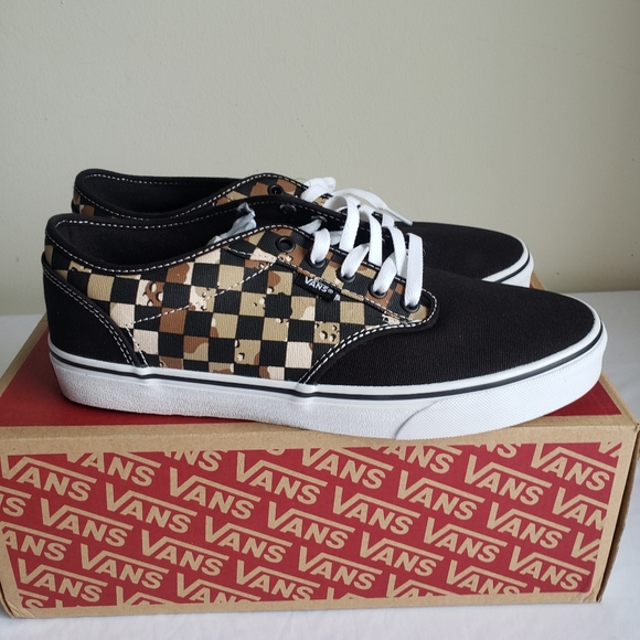 Mens Van's Atwood 'Camo Checkerboard. Size 10. Sneakers skateboard - Picture 1 of 7